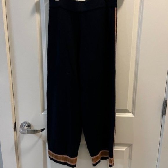 J. Crew Cashmere Navy Track Pant sz Small - Picture 3 of 5